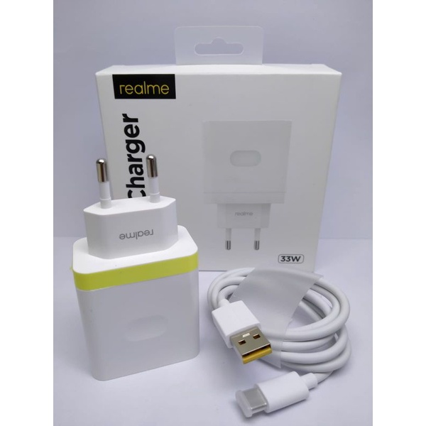 CHARGER REALME 33W KABEL TYPE C COMPATIBLE FOR REALME 9 / REALME 10 / REALME C55