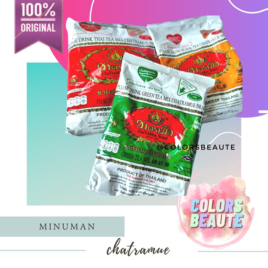 READY STOCK ! Chatramue Minuman Thai Tea / Green Tea / Black Tea Thailand / TEH THAILAND