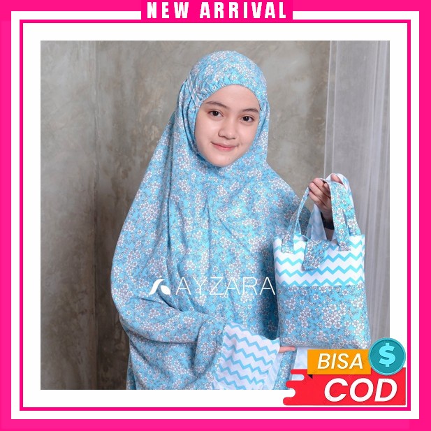 Hampers Mukena Anak Balita Aksen Pita - Kado Ulang Tahun Naik Kelas Gift Set Tas Sajadah 3 6 Tahun M