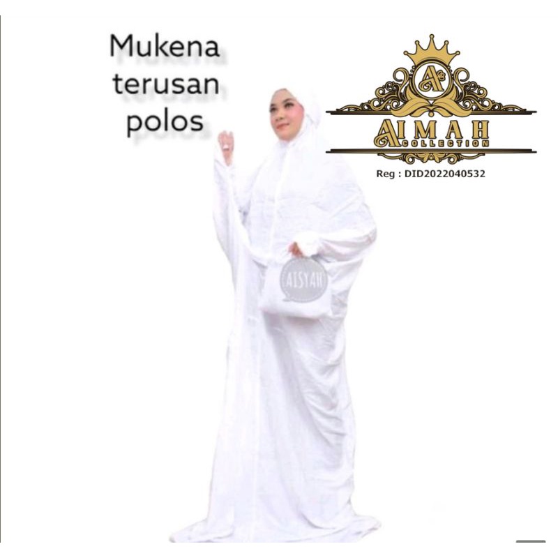 Bisa COD Mukena Bali Mukena Rayon Mukena Lajuran Mukena Terusan Mukena terusan polos &quot;Aimah&quot;