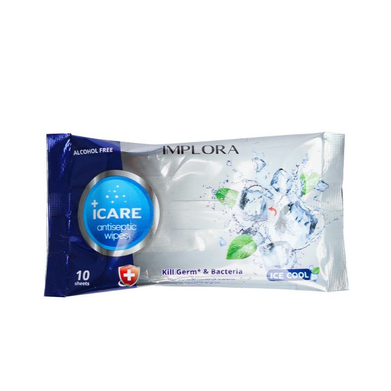 IMPLORA ICARE ANTISEPTIC / IMPLORA TISSUE BASAH 10/50 SHEETS