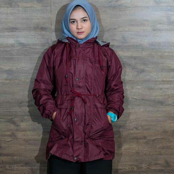 Hemat Banget 3z3Yn Jaket Parasut Wanita Jaket Parka Wanita Anti Air Jaket Parka Wanita Premium Murah