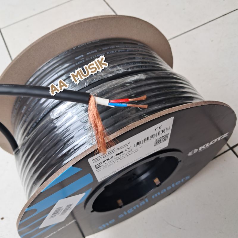 KABEL MICROPHONE KLOTZ MC5000 SERABUT TEMBAGA ORIGINAL PERMETER MC 5000