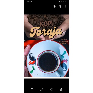 

kopi bubuk torajaa