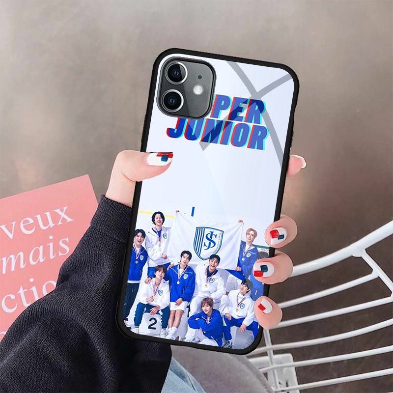 (SJ6) Case Super Junior SUJU Aesthetic Kpop Glossy Custom Casing All Type