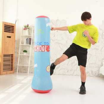 Tiang Samsak Pompa Inflatable Boxing Training Target 120 cm / Kids Boxing Samsak Tinju Anak Berdiri Original High Quality Untuk Latihan Model Pompa Isi Angin / Samsak Anak Latihan Tinju Bela Diri Taekwondo Karate Boxing Samsak Standing / Samsak Anak Tebal