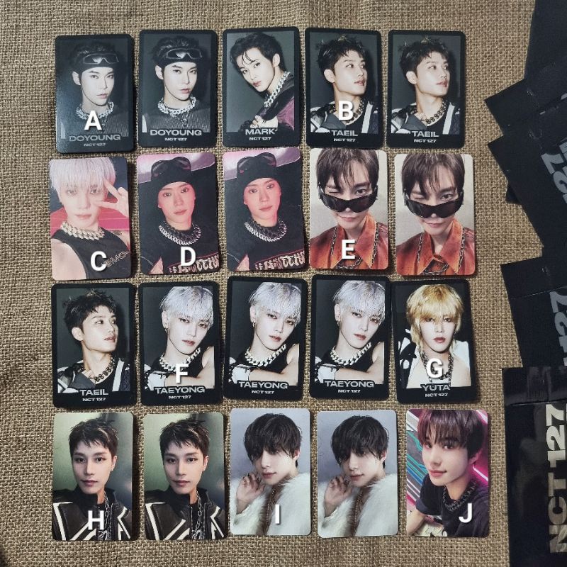 NCT 127 2 Baddies Trading Card TC A Mark Doyoung Jaehyun Taeyong Jungwoo Taeil Yuta