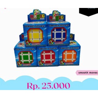 RUBIK MAGIC CUBE KOTAK - MAINAN PUZZLE RUBIK - 1381