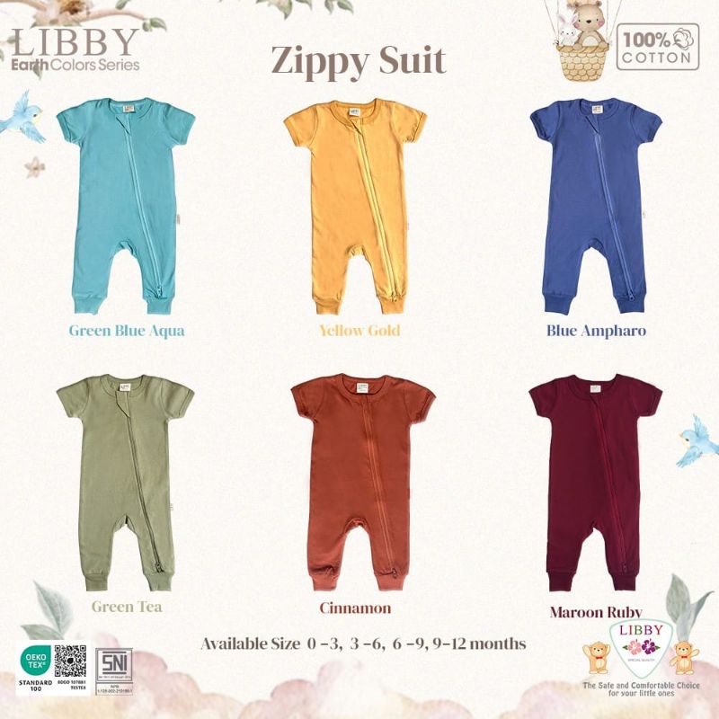 Libby Sleepsuit 0-9 Bulan /Baju Tidur Bayi