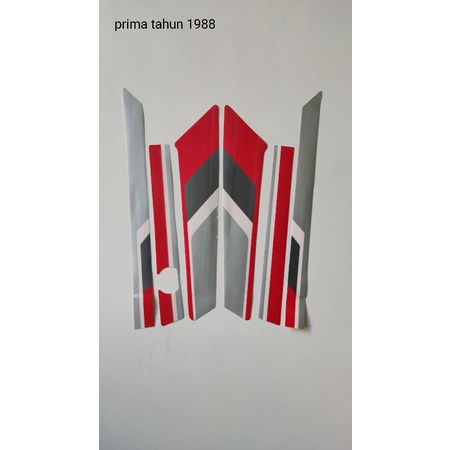 STRIPING ORI STICKER LIST BODY HONDA ASTREA PRIMA Th 1998) silver