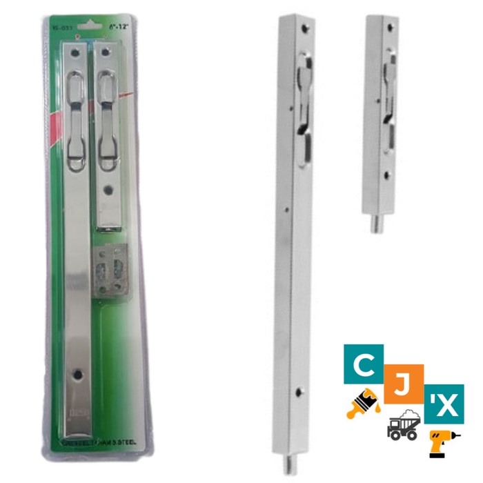 Grendel Grendel Tanam Igm / Slot Tanam Pintu Double / Selot Tanam Igm