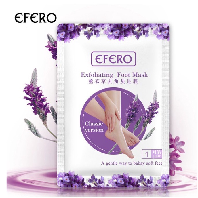 EFERO Foot Mask / EFERO Masker Kaki - LAVENDER