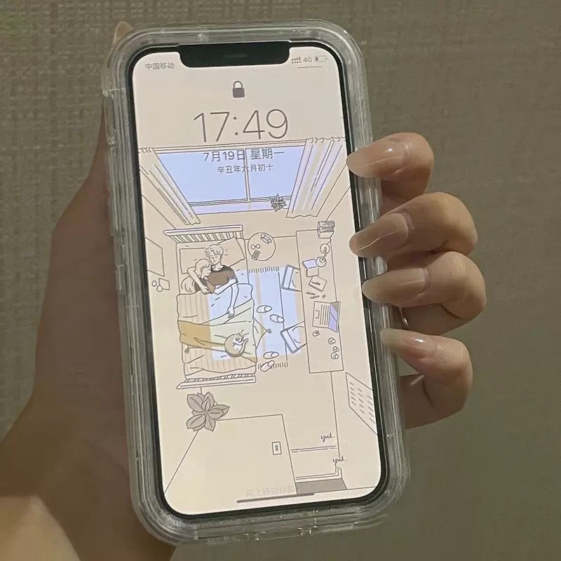 IPHONE Casing Bening Tahan Jatuh Menebal Untuk Iphone14 13 Pro Max12 Mini 11 Pro XS MAX XR X6 6s 7 8 Plus SE 2020 iPhone13 13Pro 12Pro iPhone12 360 Transparan Shockproof Cover