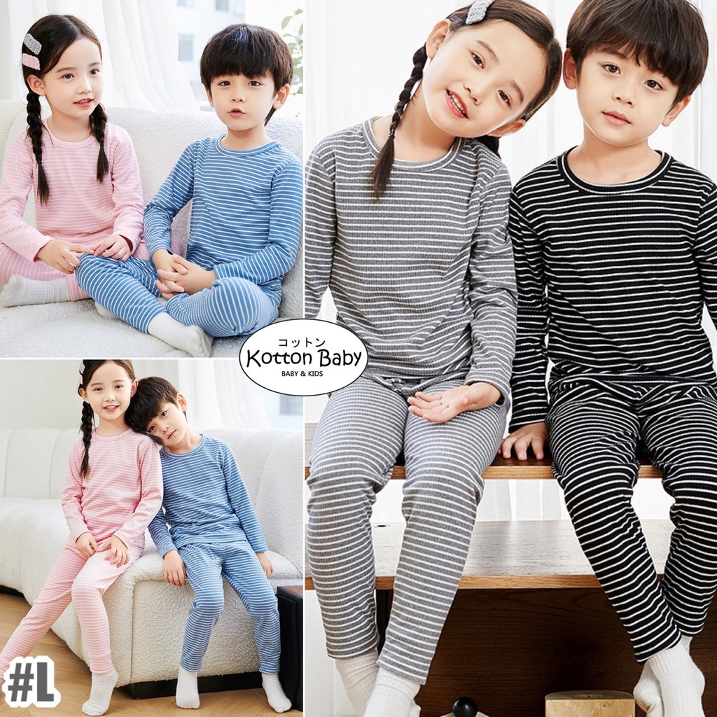 2-6thn | PIYAMA ANAK POLOS PAJAMAS BAJU TIDUR ANAK SLEEPWEAR Catalog YAOU L