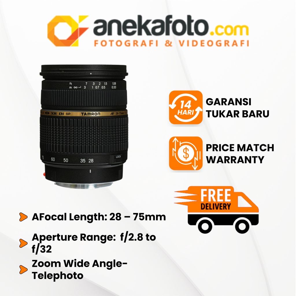 Tamron Lens AF 28-75mm Di f/2.8 XR