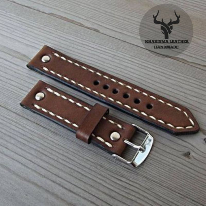 Jual strap jam tangan kulit original/strap jam tangan kulit uk 16mm