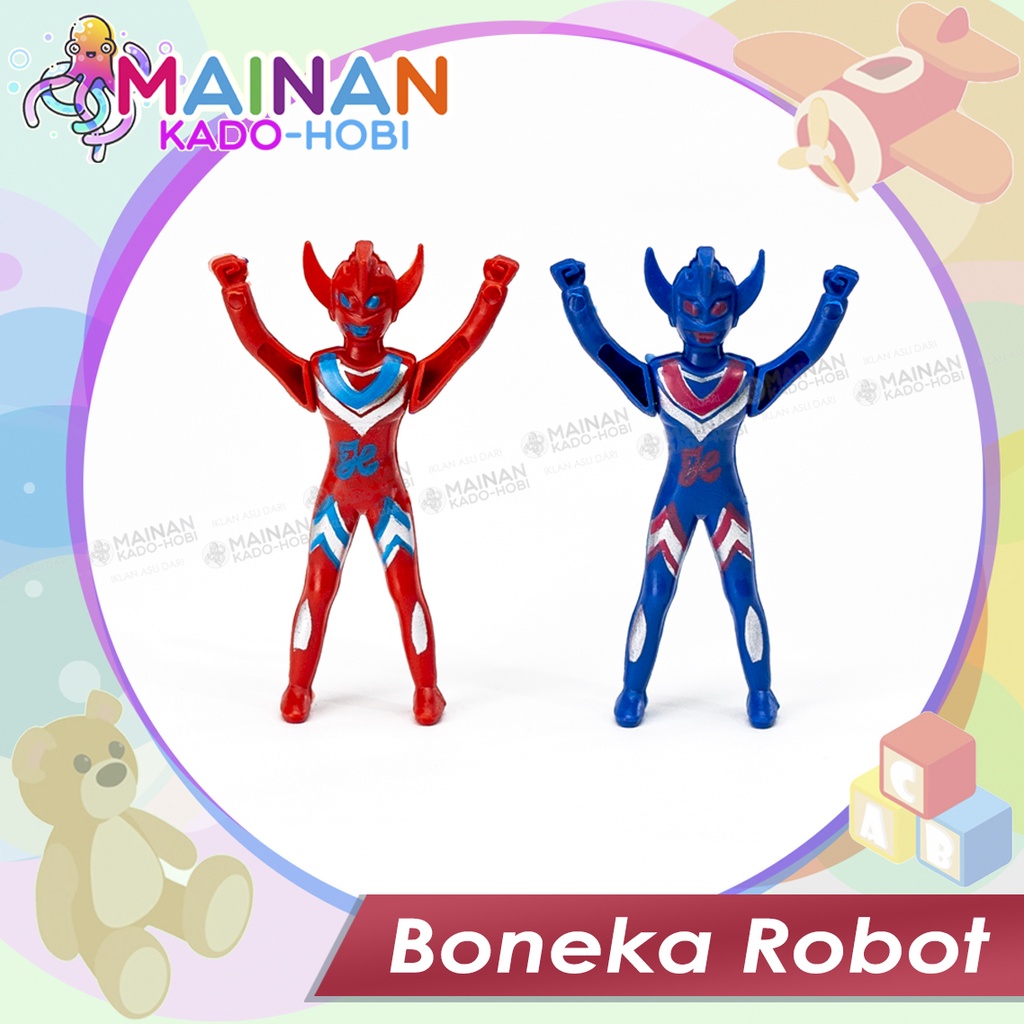 MAINAN EDUKASI ANAK LAKI ACTION FIGUR MINIATUR ROBOT SUPERHERO