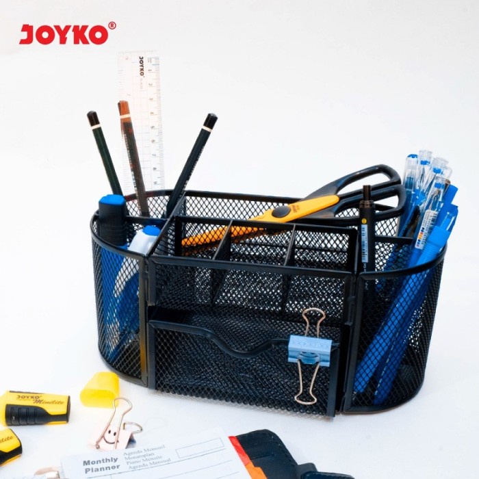 

Terlaris ✨ -Joyko Desk Set Pen Holder DS-23 / Tempat Alat Tulis Meja Bahan Besi- 2.1.23