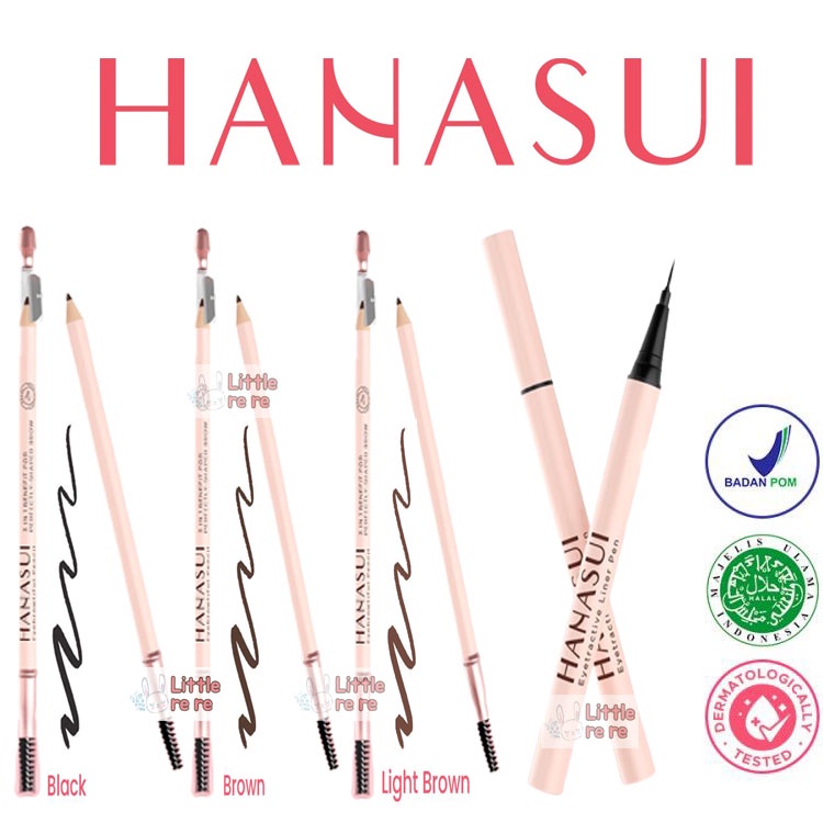 Hanasui Eyebrowtiful Pencil | Eyetractive Liner Pen | Pensil Alis | Eye Makeup Series