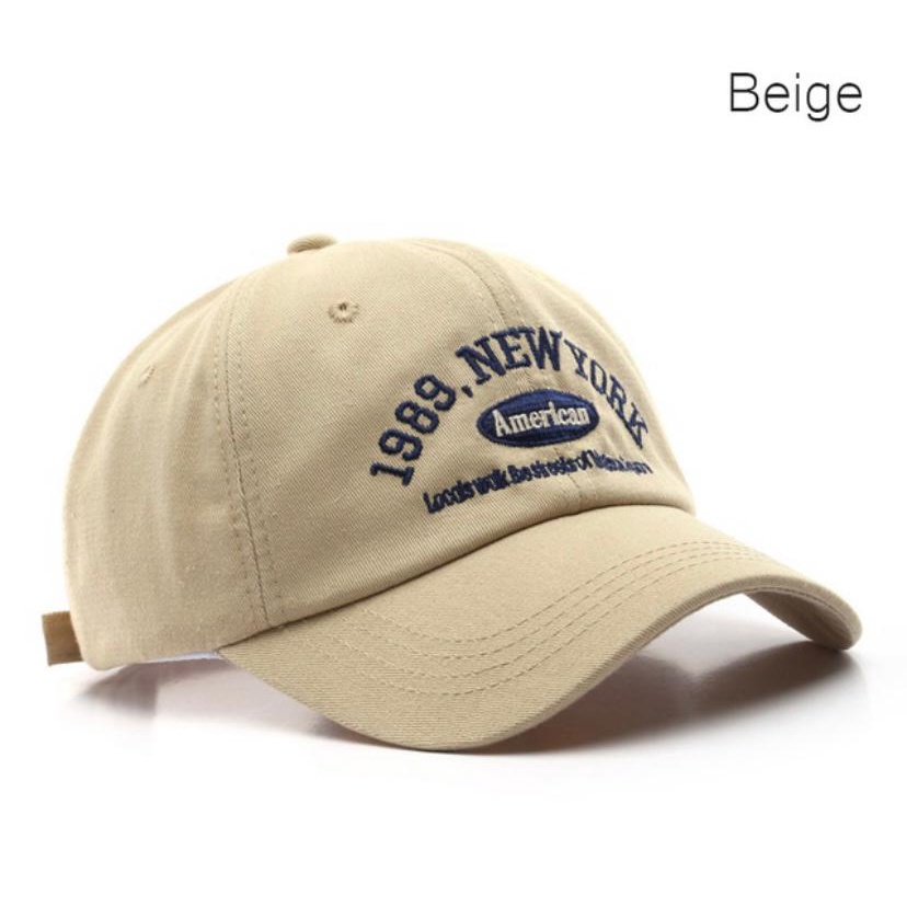 Best Seller - Topi Unisex Cap Hat Cotton Material Bordir Brooklyn Baseball / Baseball Cap Korea Trendy - COD-1