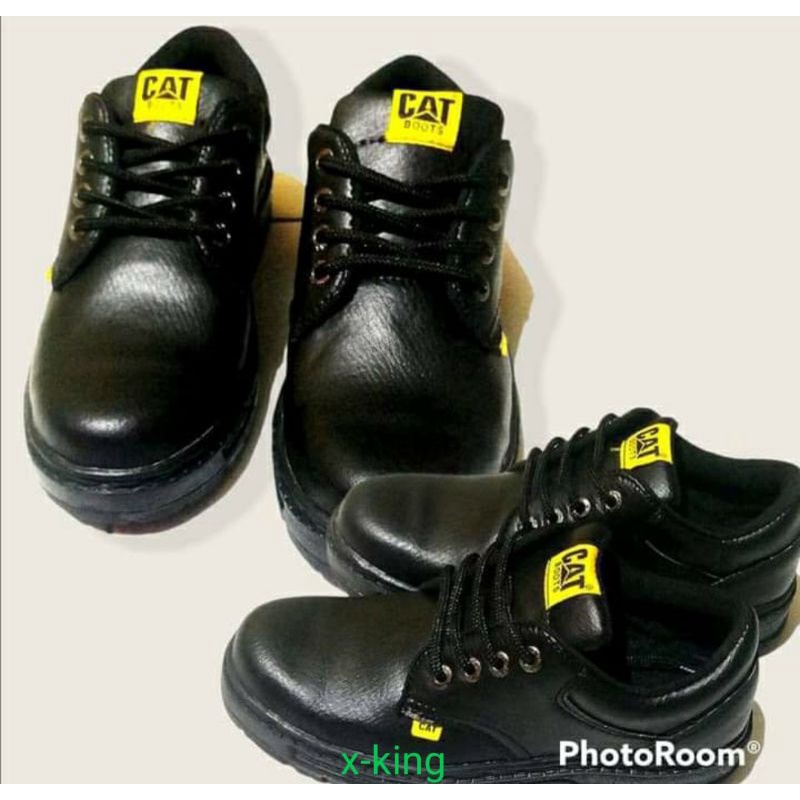 Sepatu Safety Pria sepatu safety Ujung Besi sepatu Safety kerja Warna Hitam Sepatu  Safety Pria