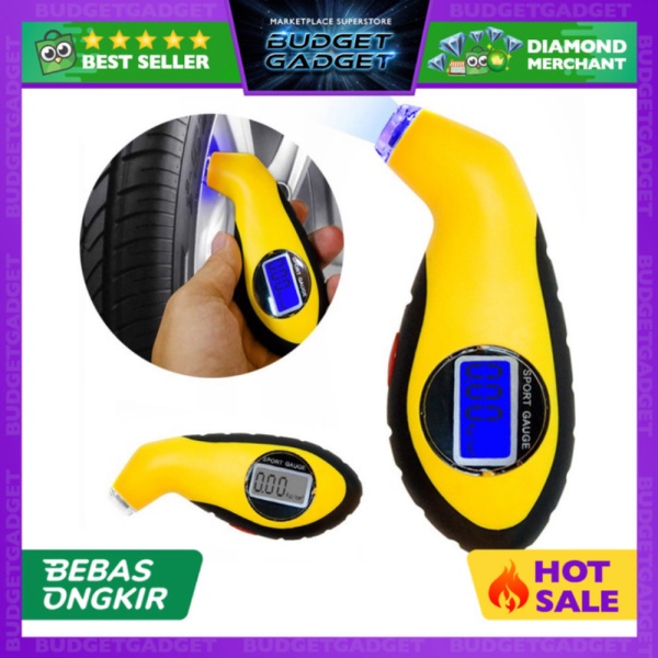 

Dijual Manometer Pengukur Tekanan Ban Mobil Digital LCD Barometers Murah