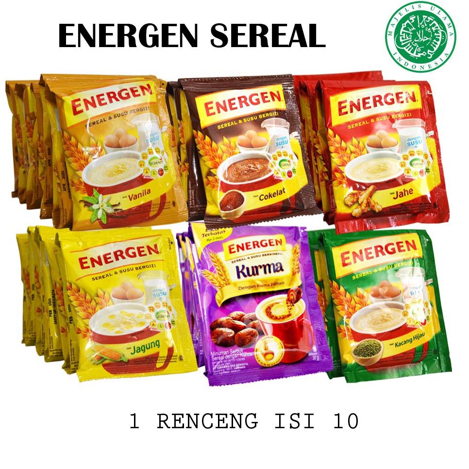 

[Miliki Segera] ENERGEN SEREAL RENCENG ISI 10 SACHET J8T