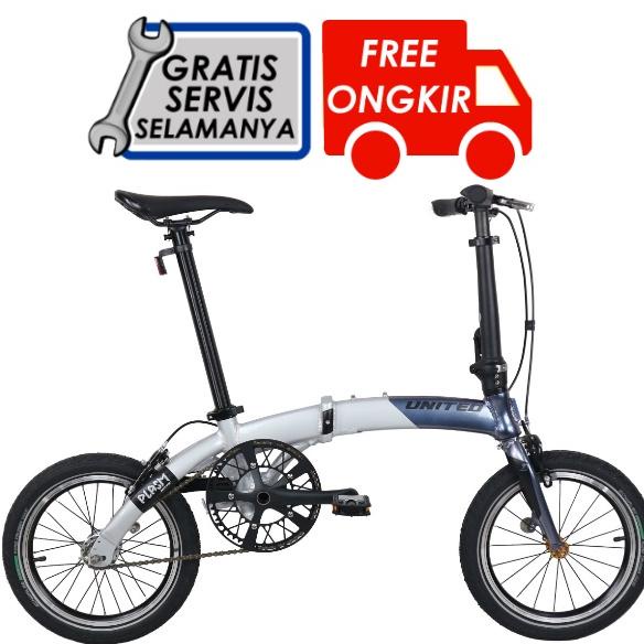United Plasm Matic Sepeda Lipat 16 Inchi