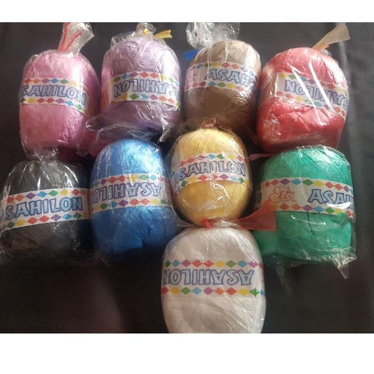 MEN SALE  Tali Rafia Halus / Asahilon Warna Warni / Tali Rafia rajut