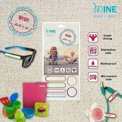

Promo Mine Stamp Self Laminated Labels