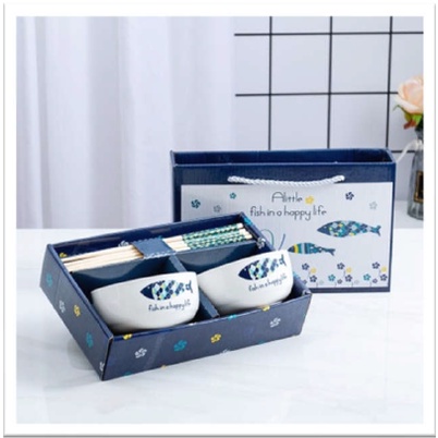 

CY03-2 HAMPERS LUCKY FISH 2 BOWL