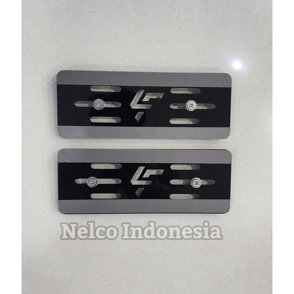 Dudukan Plat Motor - FramelessPlate - Tatakan Isi 2pcs ( Depan + Belakang )