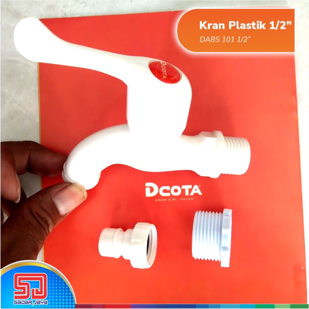 DCOTA DABS 101 Kran Taman Plastik Keran Tembok Murah ABS Garden Tap