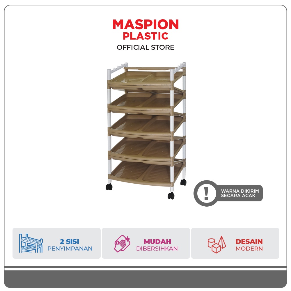 Maspion Rak Sepatu Plastik Dua SIsi Ziga Double Side 9