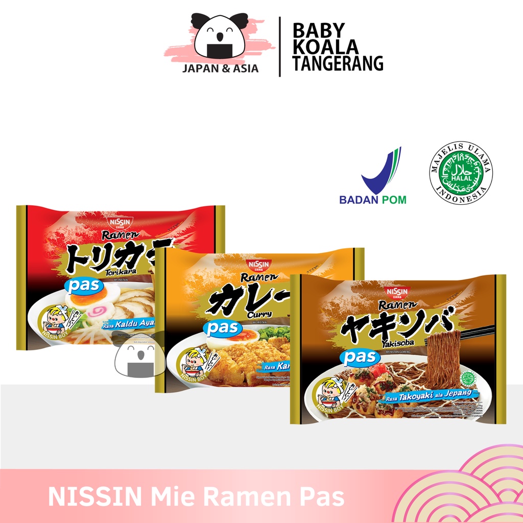 

Nissin Ramen Pas Torikara Kaldu Ayam 76g Halal | Curry Jepang Yakisoba Takoyaki--