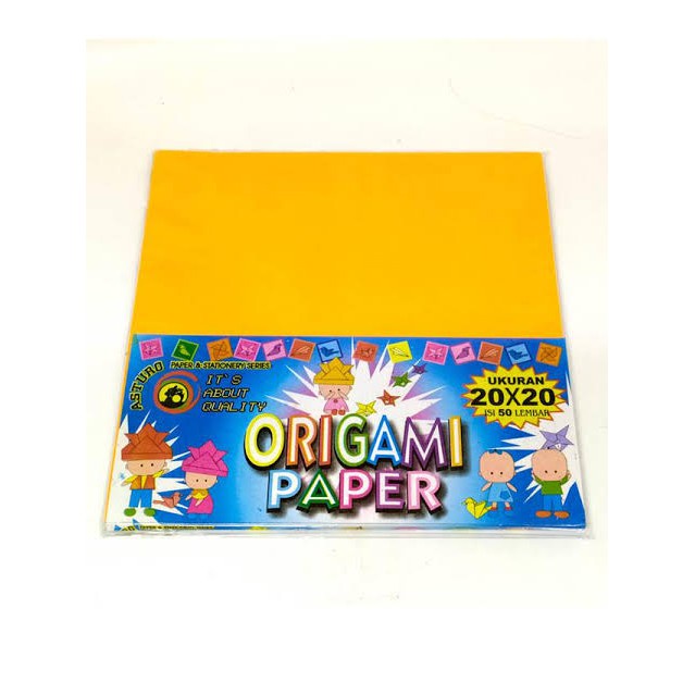 

KERTAS LIPAT / KERTAS ORIGAMI ASTURO 20 x 20 Kerajinan Warna Satu Sisi - Pack