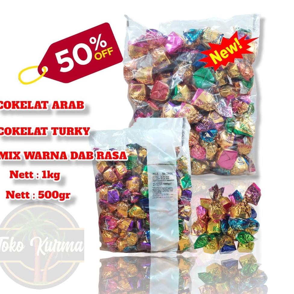 

Terlaris ★★ Coklat arab /turky dll mix/campur 1kg ☪