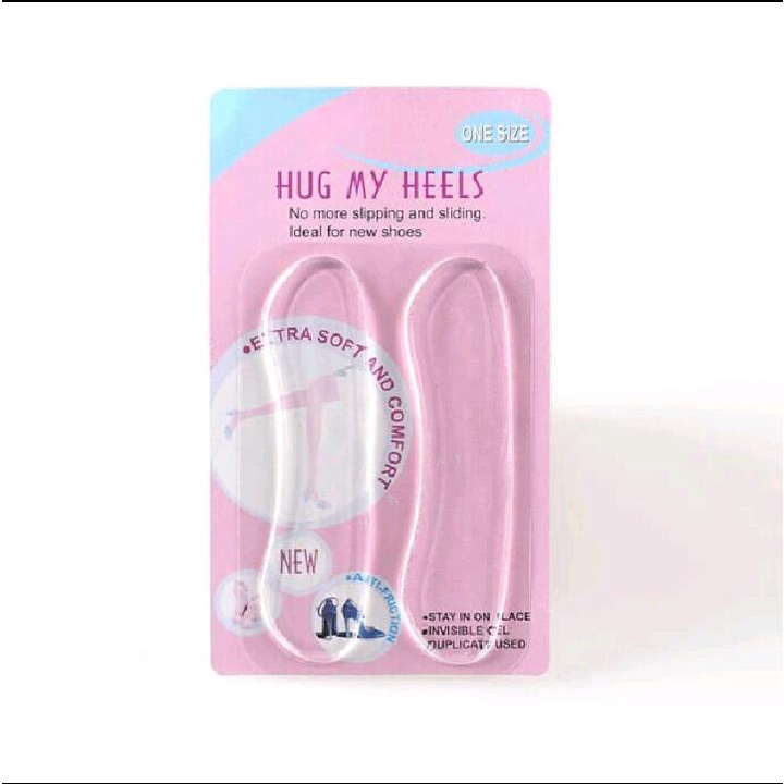 Silikon Tumit Kaki Anti Lecet Pelindung Tumit Kaki Set Hug My Heels Feet Bantalan Gel Tumit Silicone