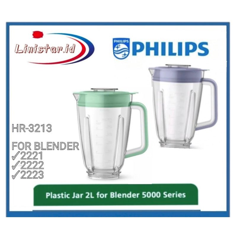 HR 3213 PHILIPS JAR ACCESSORY BLENDER HR3213 PLASTIK 100% ORI