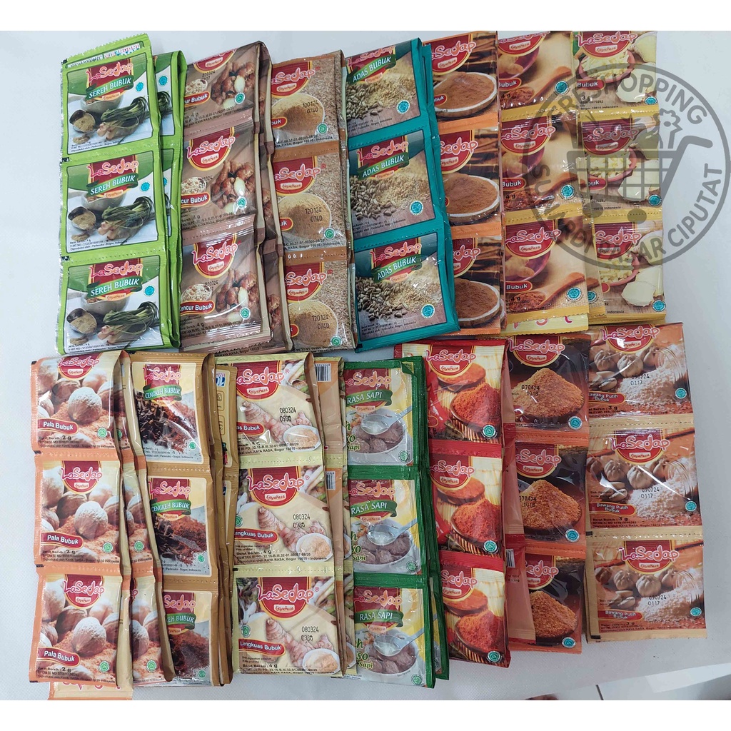 All Varian Bumbu Rempah Bubuk LaSedap 1 renceng(12sachet)