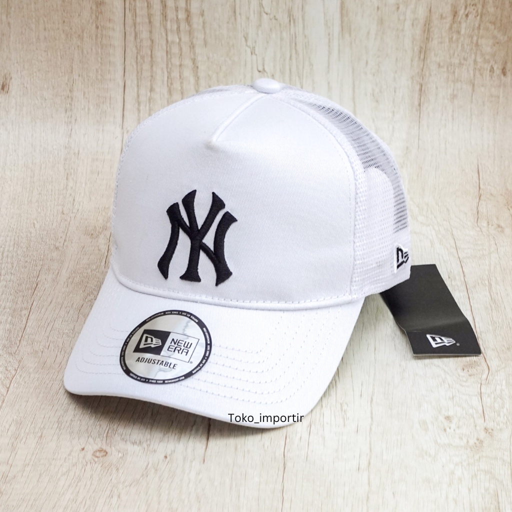 Topi NY MLB Trucker Topi Baseball Pria Import Mirror Ori