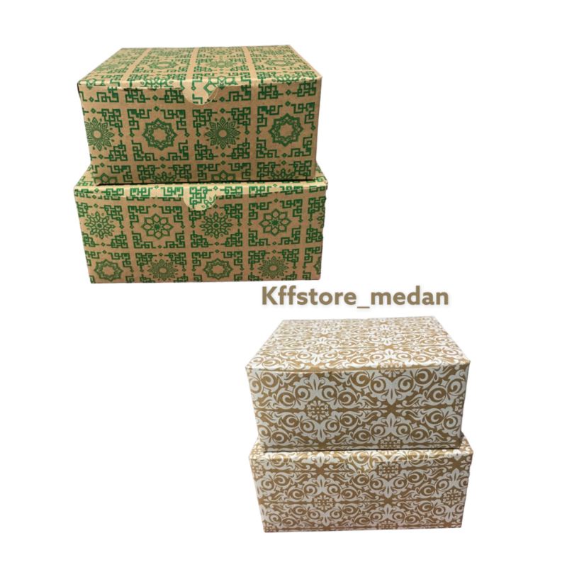 

Snack Box 12x14cm Motif Hijau & Motif Putih (per pcs)