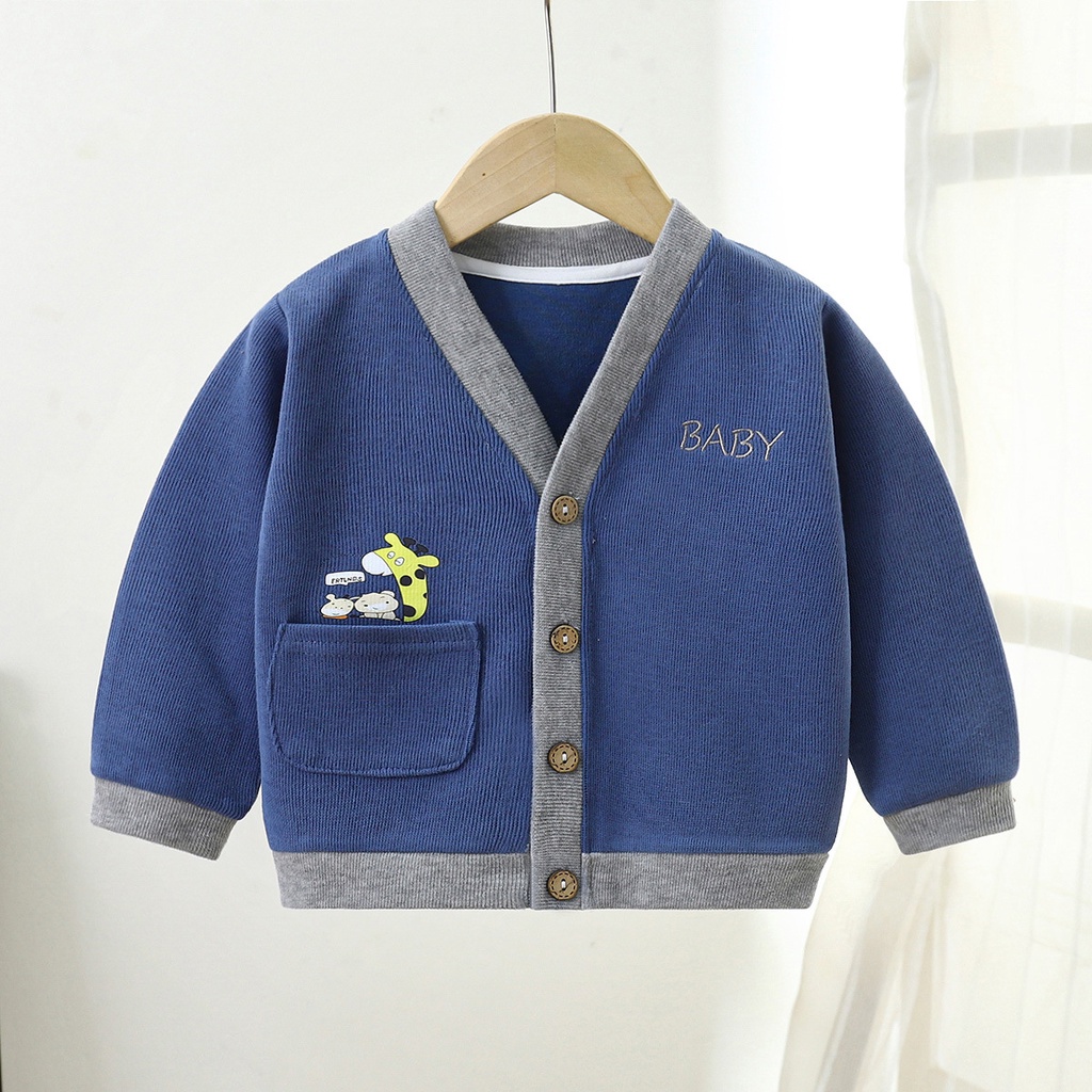 Cardigan Sweater Jacket Anak Import / Jaket Kardigan Impor Anak Perempuan Laki-Laki Unisex
