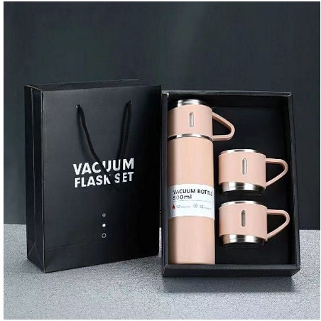 Thermos Gelas Set Vacuum Flask Termos Praktis