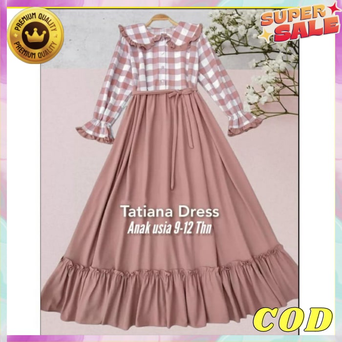Gamis Gamis Anak Perempuan Muslim Katun Putih Polos Niela Jeehana - 10(C6Q9) Gamis Anak 2 Tahun Harg