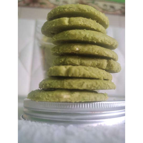 

Matchamu Almond Cookies