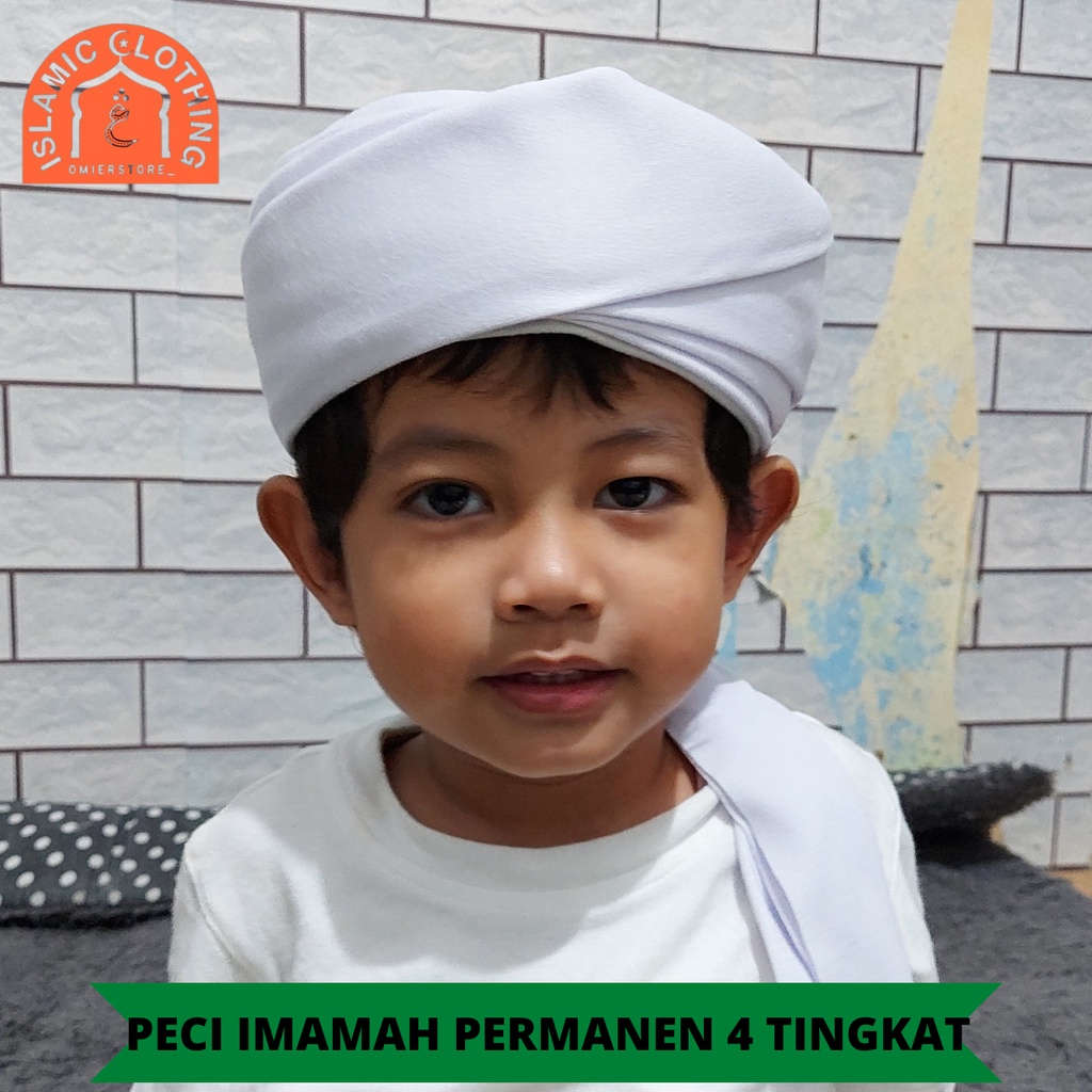 PECI IMAMAH PERMANEN ANAK 1 SAMPAI 15T TAHUN WARNA PUTIH