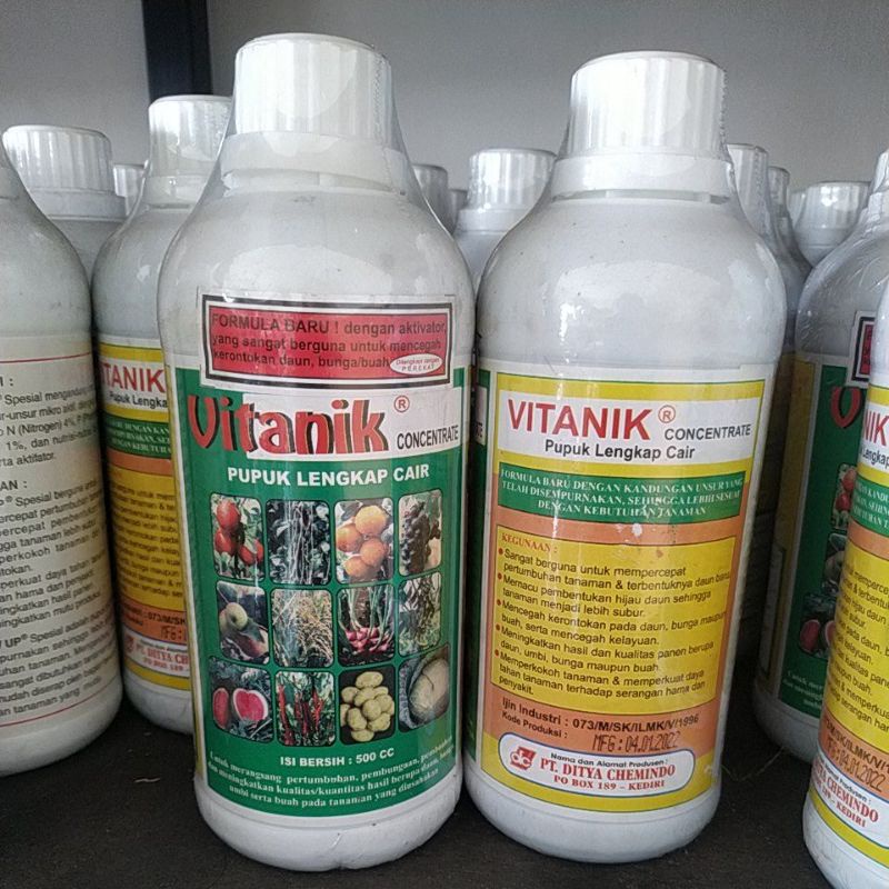 pupuk cair lengkap VITANIK concentrate 500ml