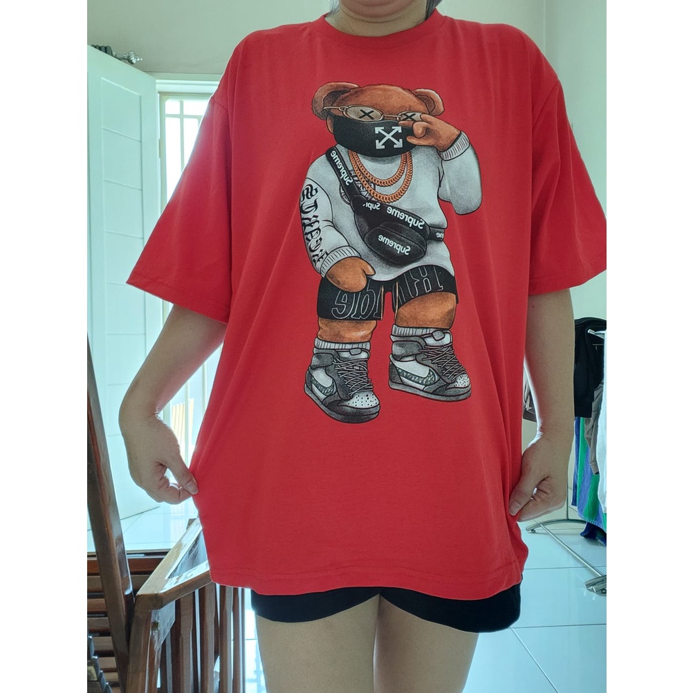 familygames Kaos bkk import kaos imlek 2023 kaos merah kaos teddy crop imlek crop merah