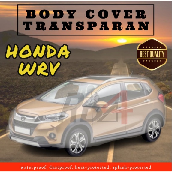 Body Cover Transparan Sarung Selimut Honda WR-V Transparan